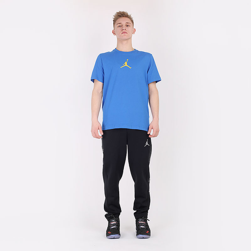 мужская синяя футболка Jordan Jumpman Tee CW5190-403 - цена, описание, фото 5